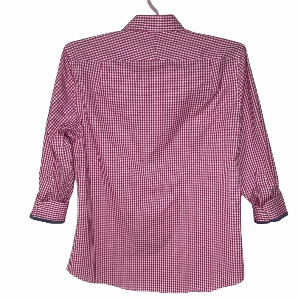 Charles Tyrwhitt Fuschia Plaid Shirt Sz: 16